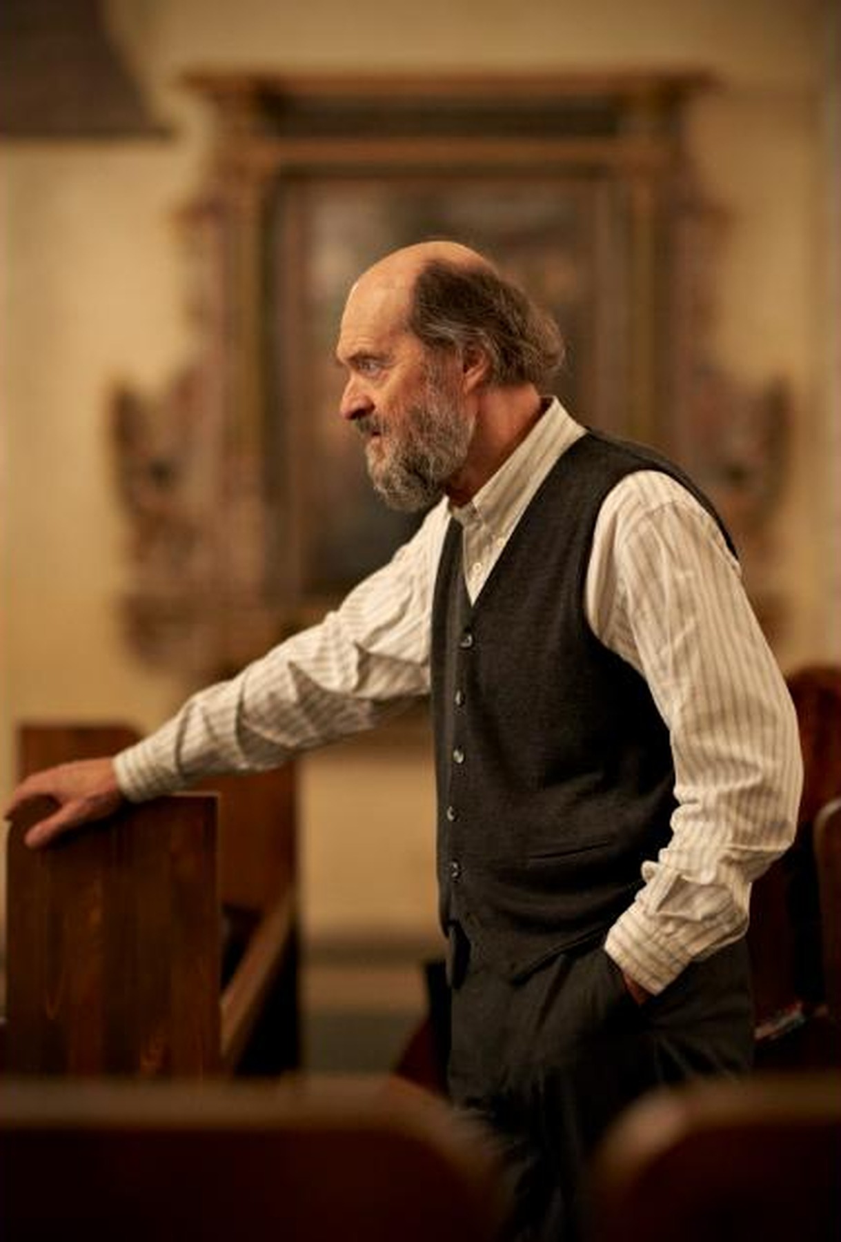 Portrait of composer Arvo Pärt