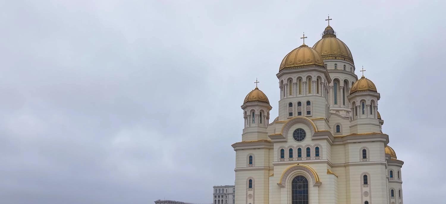 The National Cathedral in Bucharest, Romania, where ITO 2026's closing Divine Liturgy and ceremony took place